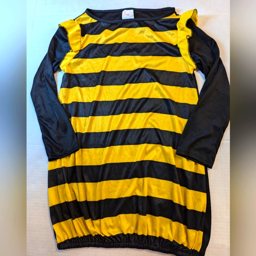 Girls Bumble Bee Costume (Shirt Only) Size Small